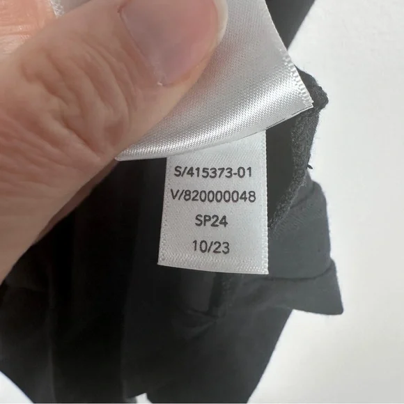 Athleta Black With Ease Twist Front Tank Top Size Large Gym Workout - Picture 6 of 7